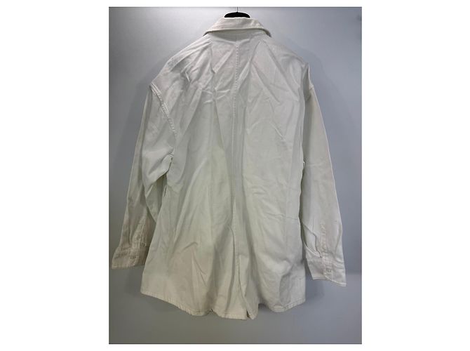 Autre Marque Tuta oversized in cotone bianco The Frankie Shop - vista 3