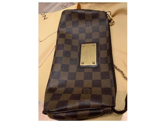 Eva Louis Vuitton Damier Ebene Clutch Braun - Ansicht 14