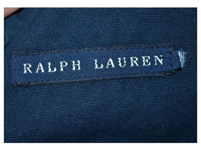 Blazer Ralph Lauren in cotone blu navy - vista 5