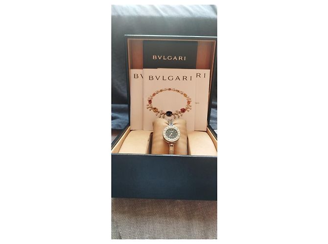Bulgari Bvlgari B.zero1 Uhr aus Edelstahl Schwarz Silber - Ansicht 10