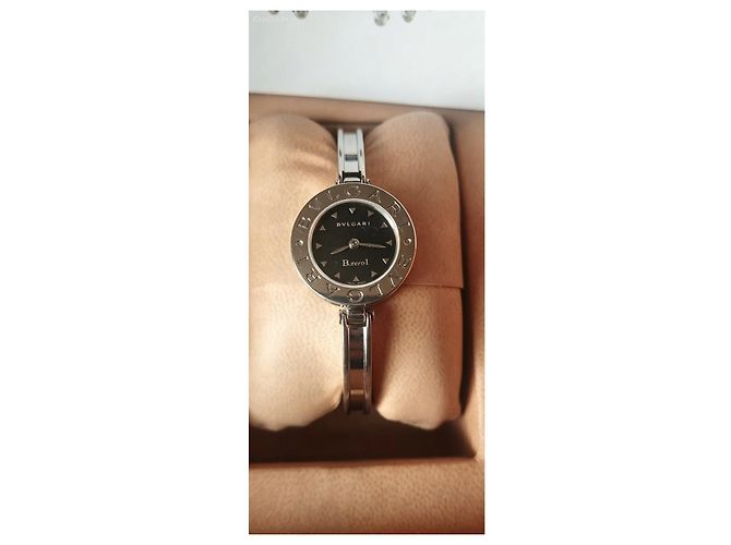 Bulgari Bvlgari B.zero1 Uhr aus Edelstahl Schwarz Silber - Ansicht 13