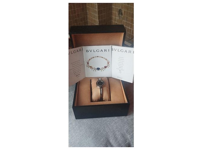Bulgari Bvlgari B.zero1 Uhr aus Edelstahl Schwarz Silber - Ansicht 14