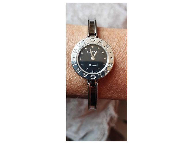 Bulgari Bvlgari B.zero1 Uhr aus Edelstahl Schwarz Silber - Ansicht 2