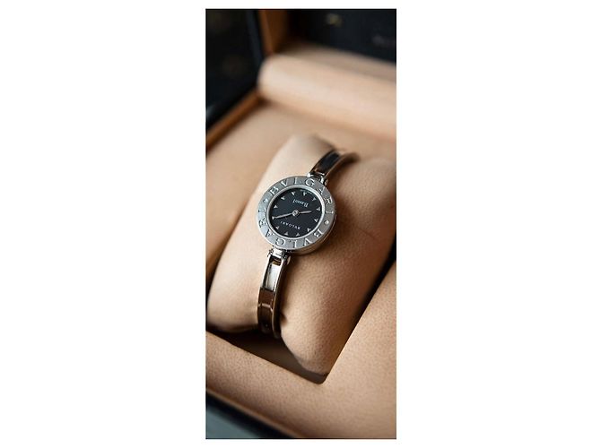 Bulgari Bvlgari B.zero1 Uhr aus Edelstahl Schwarz Silber - Ansicht 4