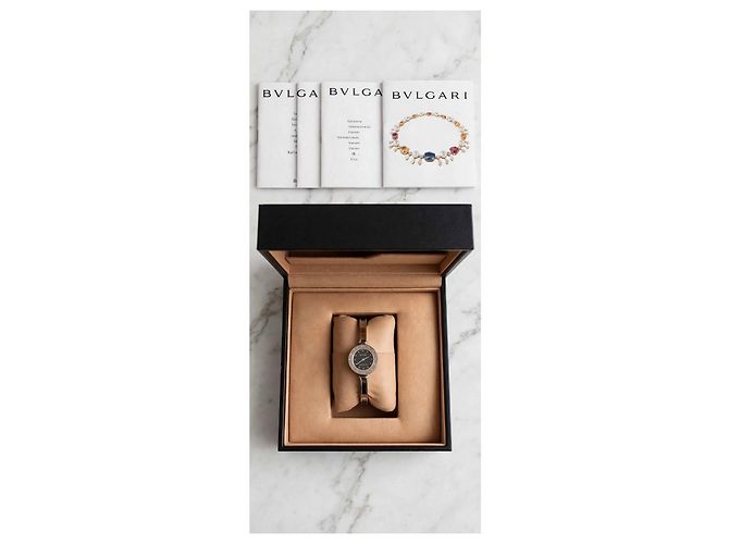 Bulgari Bvlgari B.zero1 Uhr aus Edelstahl Schwarz Silber - Ansicht 7