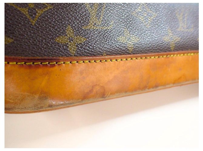 Louis Vuitton Alma PM Monogram Canvas Marrone Monogramma - vista 13