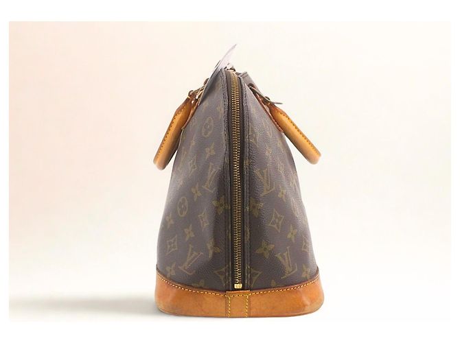 Louis Vuitton Alma PM Monogram Canvas Marrone Monogramma - vista 4