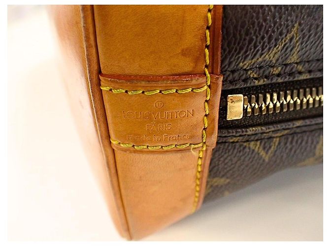 Louis Vuitton Alma PM Monogram Canvas Marrone Monogramma - vista 7