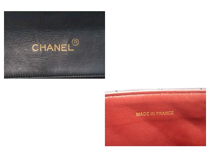 Bolsa de Ombro com Corrente Meia Lua CHANEL Tiracolo Preta Matelassê com Aba Preto - vista 8