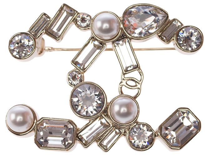 Joias CHANEL CC em Metal Prateado - 103907 Prata - vista 2