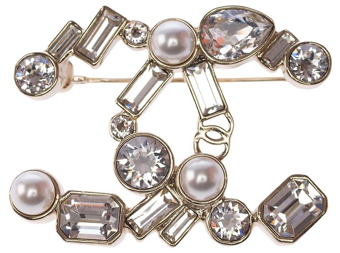 Joias CHANEL CC em Metal Prateado - 103907 Prata - vista 7