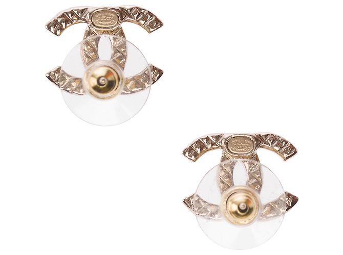 Gioielli CHANEL CC in Metallo Dorato - 103902 D'oro - vista 3