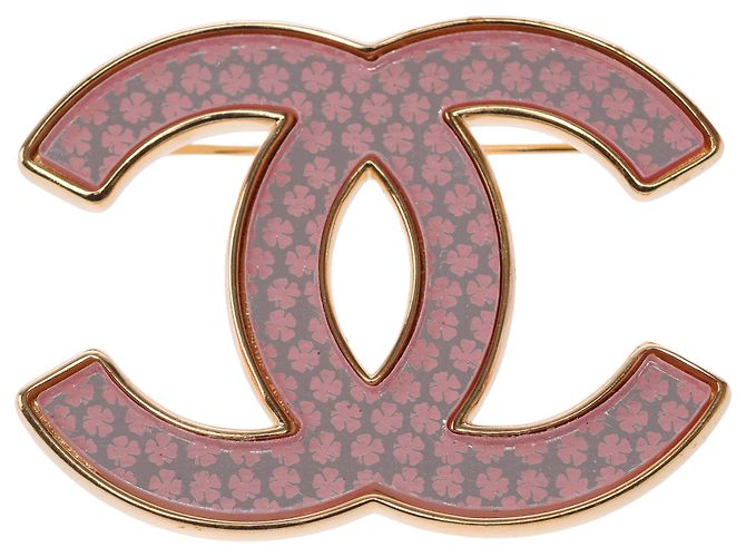 Gioielli CHANEL CC in Metallo Rosa - 103906 - vista 2