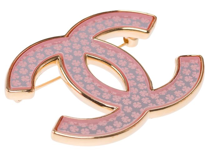 Gioielli CHANEL CC in Metallo Rosa - 103906 - vista 4