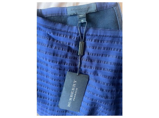 Falda lápiz Burberry Prorsum azul marino Negro Azul oscuro - vista 3