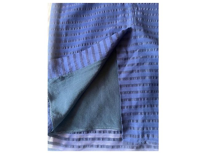 Falda lápiz Burberry Prorsum azul marino Negro Azul oscuro - vista 5