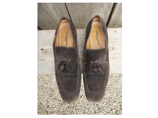 Costume National Herren Loafer aus braunem Wildleder - Ansicht 2