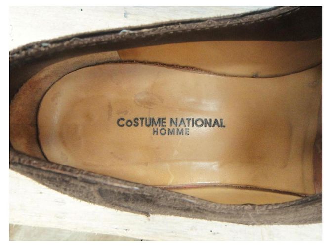 Costume National Herren Loafer aus braunem Wildleder - Ansicht 8
