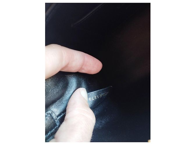 Borsa Christian Dior Miss Caro in pelle d'agnello nera Nero - vista 13