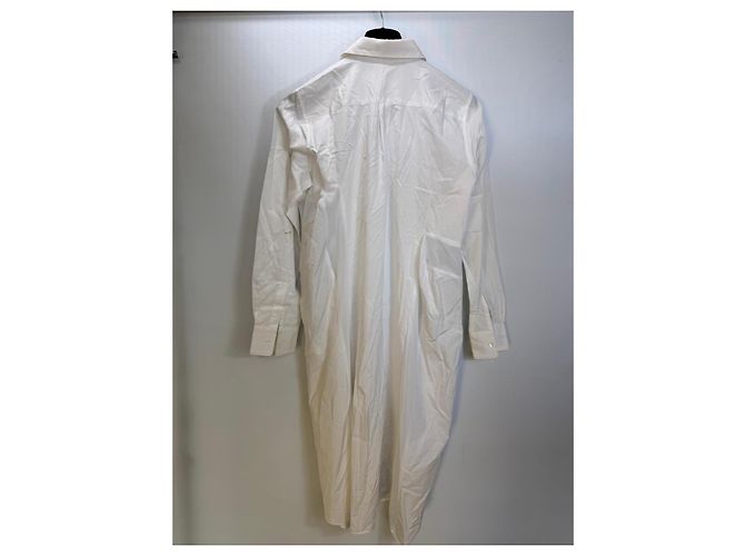 Comme Des Garcons Comme des Garçons Oversized Hemdkleid aus weißer Baumwolle - Ansicht 2
