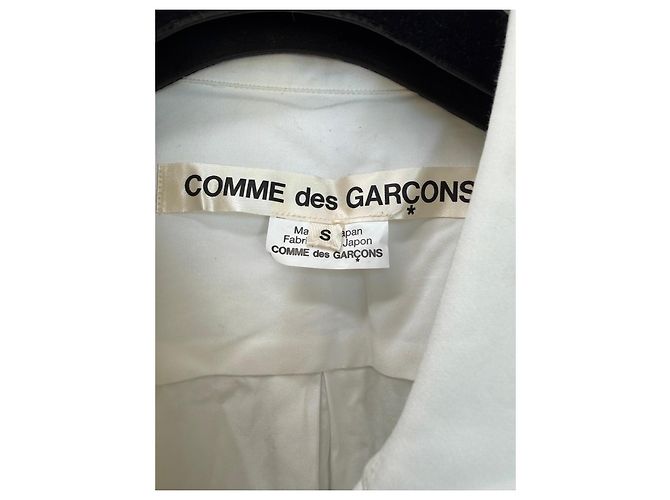 Comme Des Garcons Comme des Garçons Oversized Hemdkleid aus weißer Baumwolle - Ansicht 5