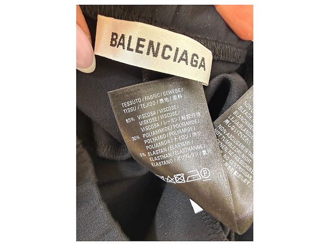 Leggings con estribo Balenciaga Black Negro - vista 6