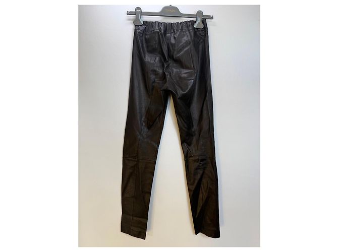 The Row Schwarze Lederhose - Ansicht 2
