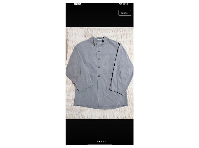 Chaqueta Arnys Forestière de algodón gris - vista 11