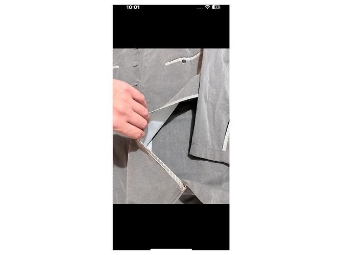 Chaqueta Arnys Forestière de algodón gris - vista 2