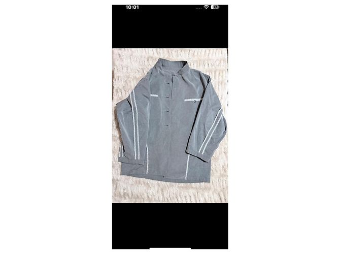 Chaqueta Arnys Forestière de algodón gris - vista 4