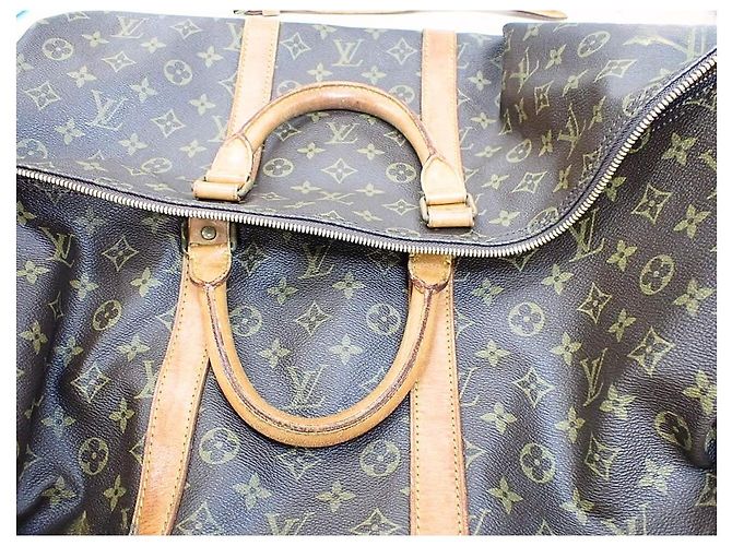 Louis Vuitton Keepall 55 Monogram Reisetasche Braun - Ansicht 11