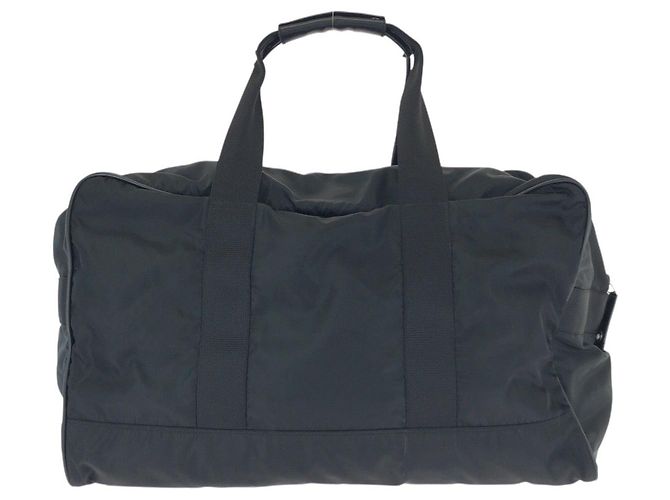 Borsa Boston Prada Tessuto Saffiano Nero - vista 2