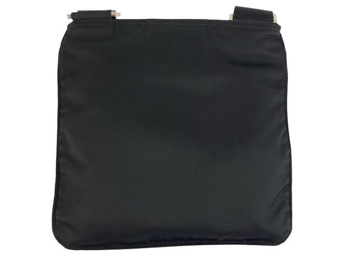 Pochette Prada Tessuto con logo triangolare Nero - vista 2