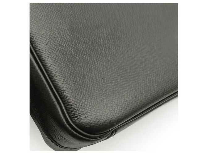Borsa Messenger Louis Vuitton Taiga Romain PM Nero - vista 9