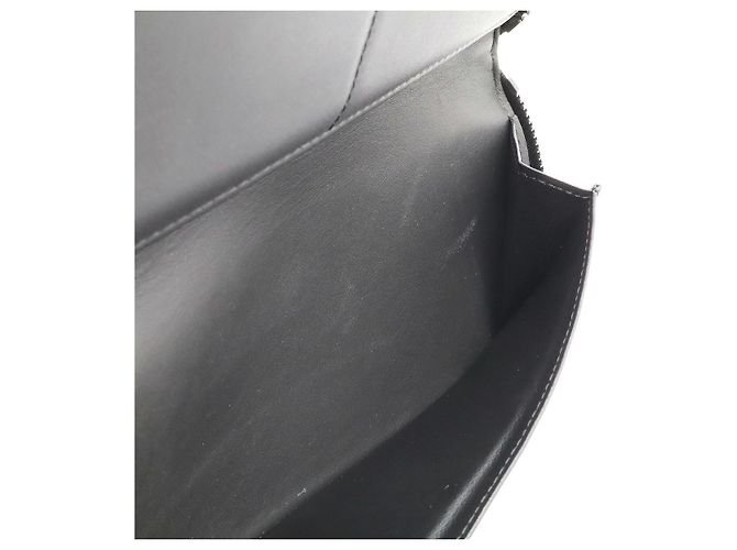 Louis Vuitton Monogram Trion Zippy Vertical Geldbörse Schwarz - Ansicht 6