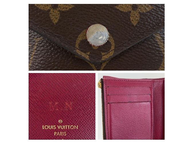 Louis Vuitton Portefeuille Victorine Wallet Marrone - vista 9