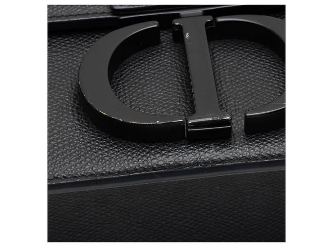 Autre Marque Borsa a patta Dior 30 Montaigne in pelle Nero - vista 10
