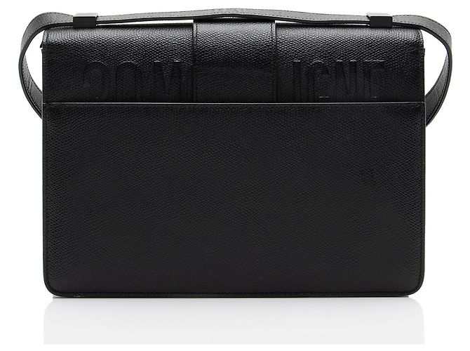 Autre Marque Borsa a patta Dior 30 Montaigne in pelle Nero - vista 3