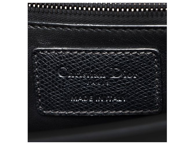 Autre Marque Borsa a patta Dior 30 Montaigne in pelle Nero - vista 8