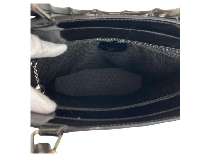 Gucci Bamboo Nylon Tote Bag Schwarz - Ansicht 9