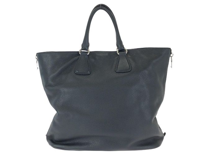 Saco Tote Prada VITELLO DAINO Preto - vista 2