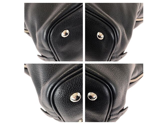Saco Tote Prada VITELLO DAINO Preto - vista 3