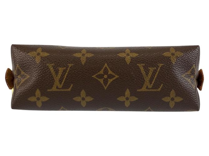 Louis Vuitton Monogram Pochette Cosmetic PM Marrone - vista 9