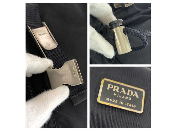Mochila Prada Tessuto Preto - vista 6