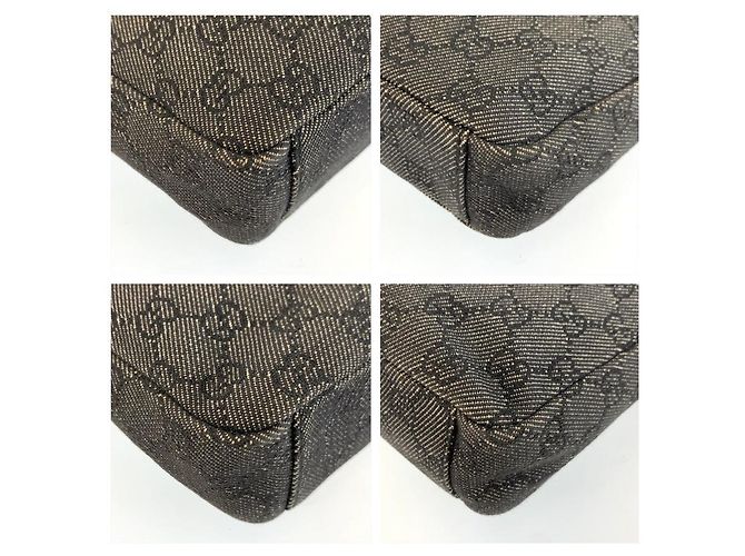 Gucci GG Canvas Schultertasche Schwarz - Ansicht 4
