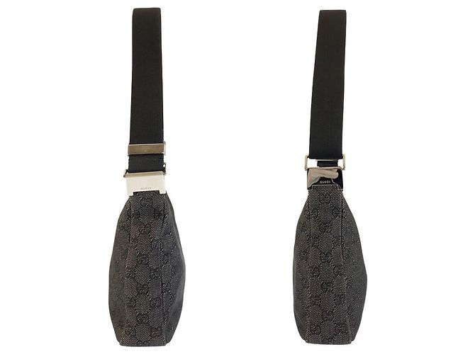 Gucci GG Canvas Schultertasche Schwarz - Ansicht 6