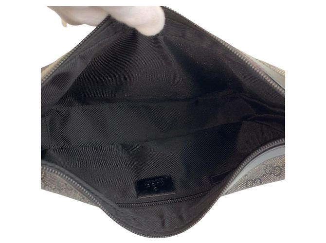 Gucci GG Canvas Schultertasche Schwarz - Ansicht 7