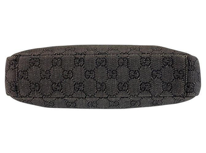 Gucci GG Canvas Schultertasche Schwarz - Ansicht 8