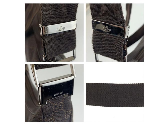 Borsa a tracolla Gucci GG Canvas Marrone - vista 5