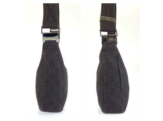Borsa a tracolla Gucci GG Canvas Marrone - vista 7